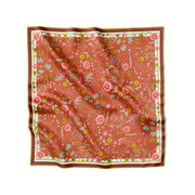 Flora Danica Denmark Autumn Garden silketørklæde Large scarf Autumn Garden