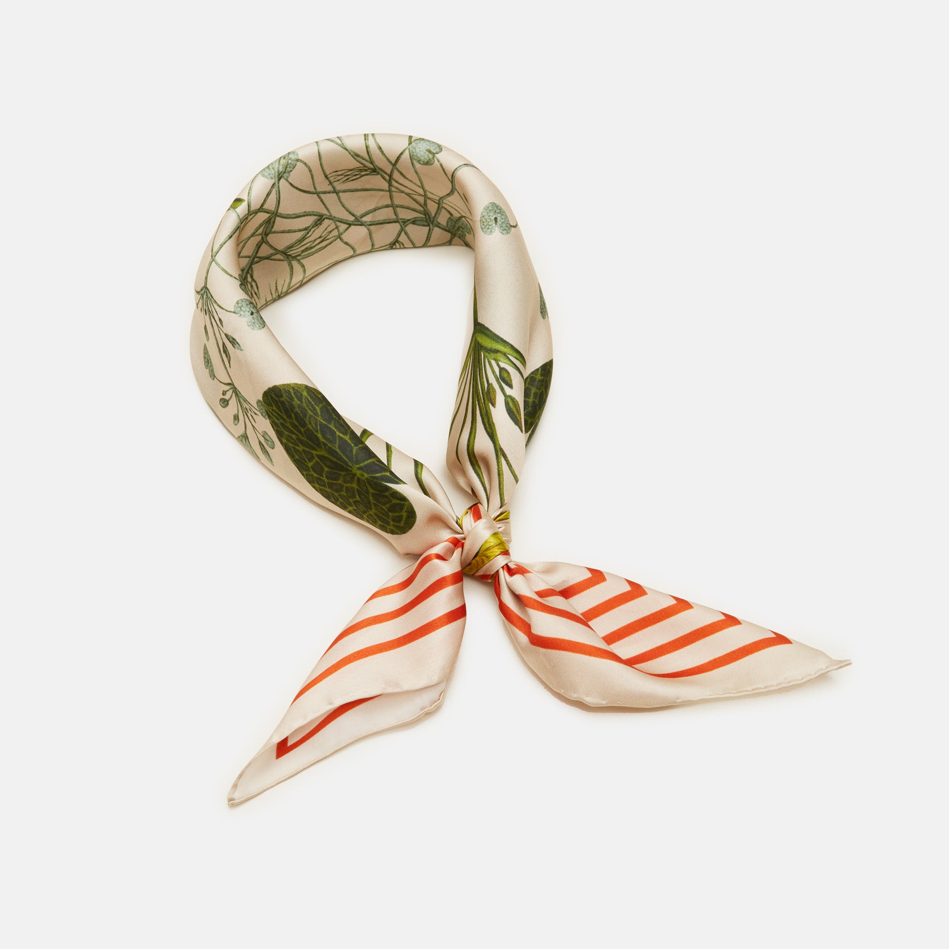 Flora Danica Denmark Candy Striped Blossom silketørklæde Small scarf Candy Striped Blossom
