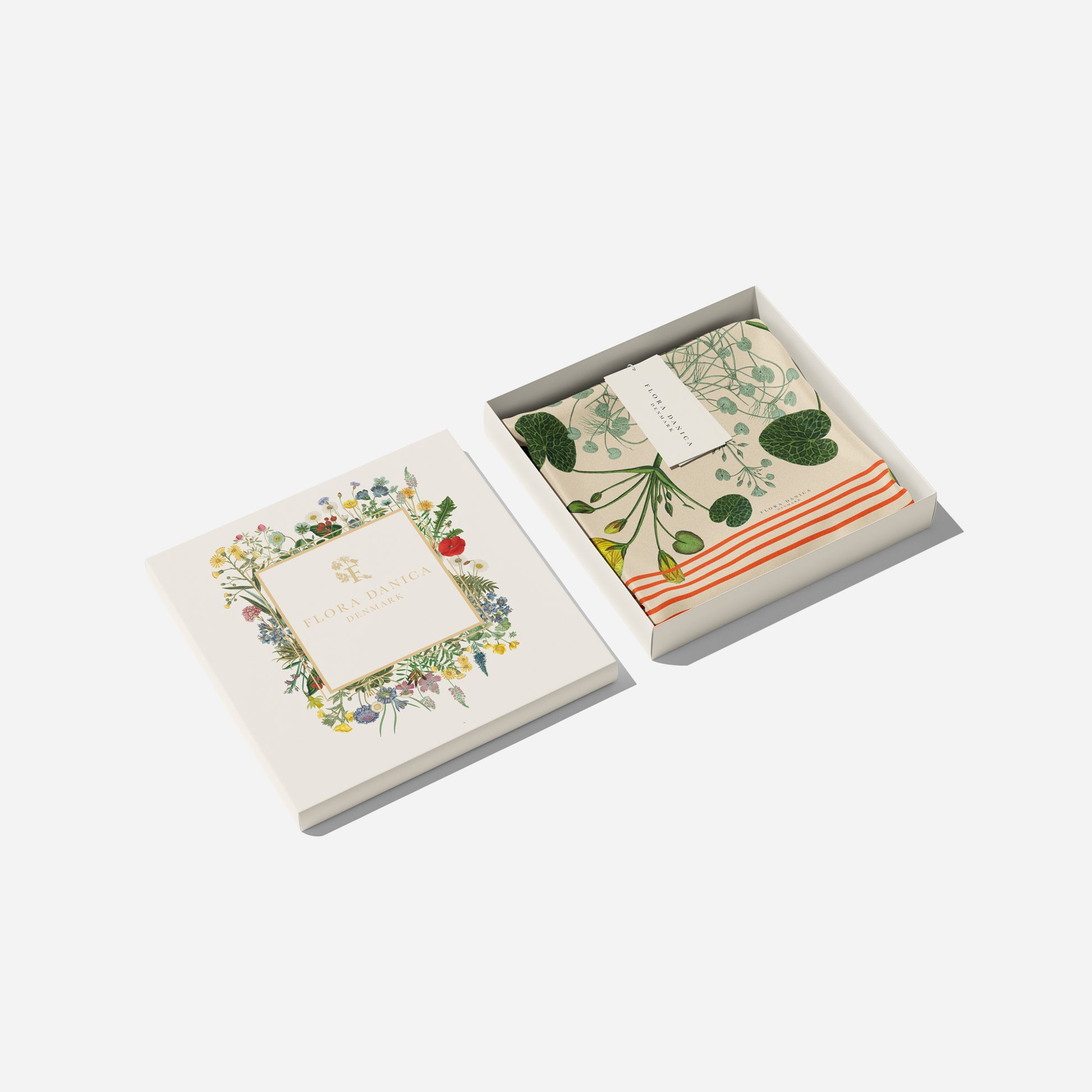 Flora Danica Denmark Candy Striped Blossom silketørklæde Small scarf Candy Striped Blossom