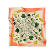 Flora Danica Denmark Candy Striped Blossom silketørklæde Small scarf Candy Striped Blossom