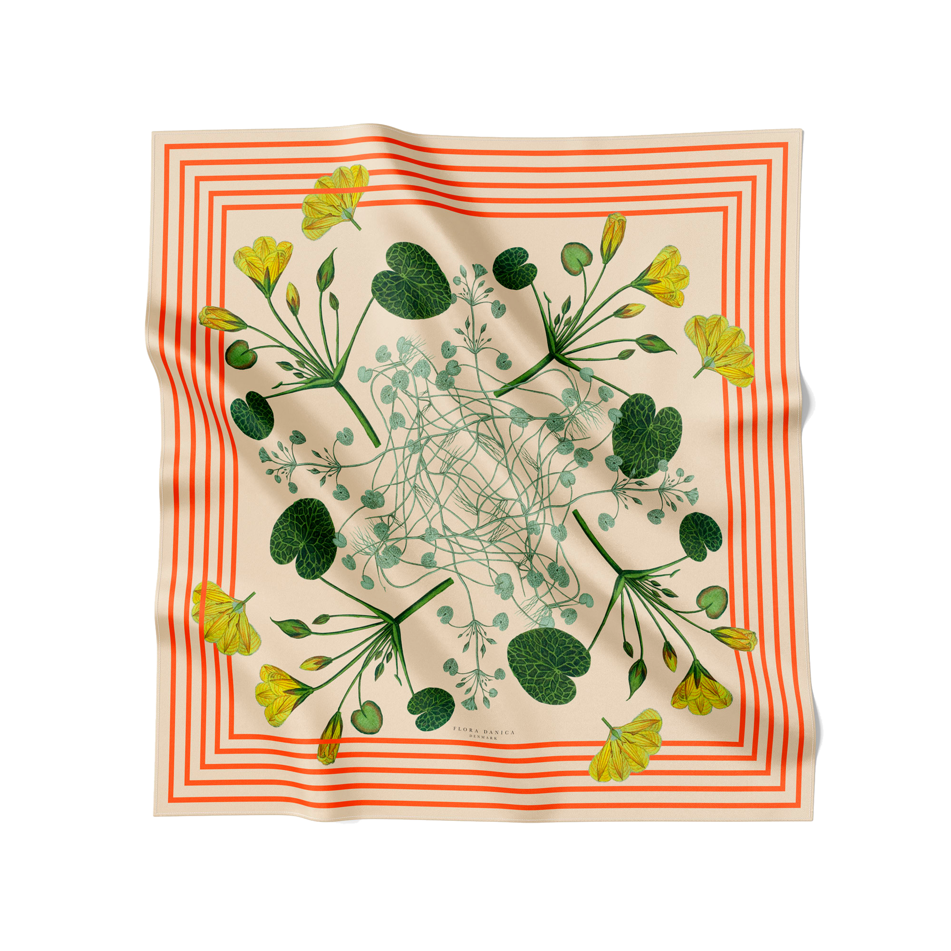 Flora Danica Denmark Candy Striped Blossom silketørklæde Small scarf Candy Striped Blossom