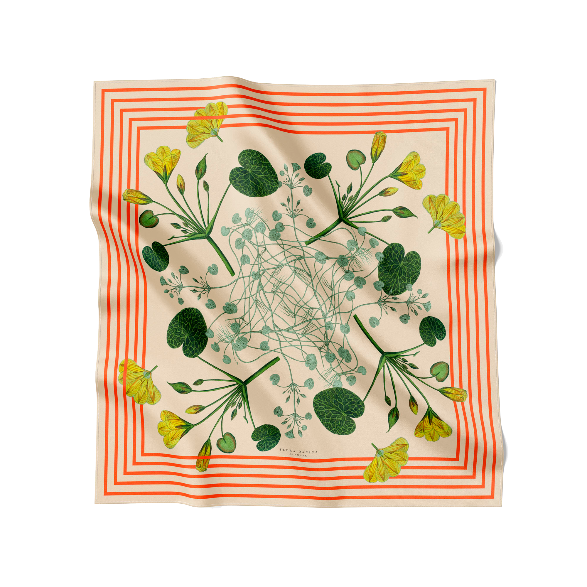 Flora Danica Denmark Candy Striped Blossom silketørklæde Small scarf Candy Striped Blossom