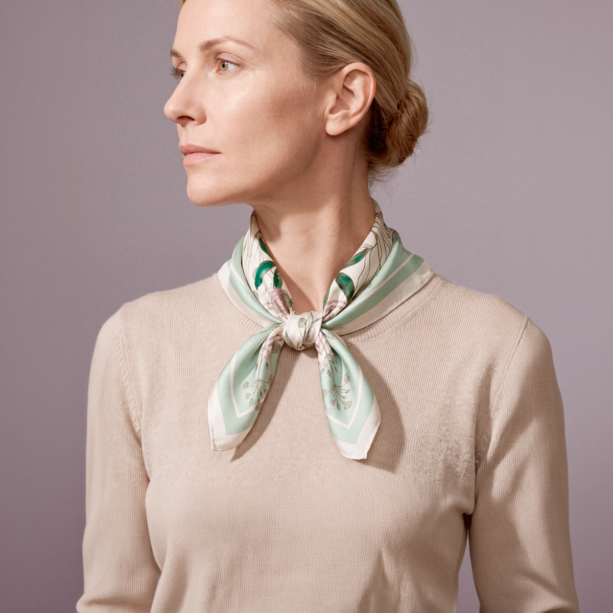 Flora Danica Denmark Celadon brise 53 Scarf Small scarf Celadon Brise