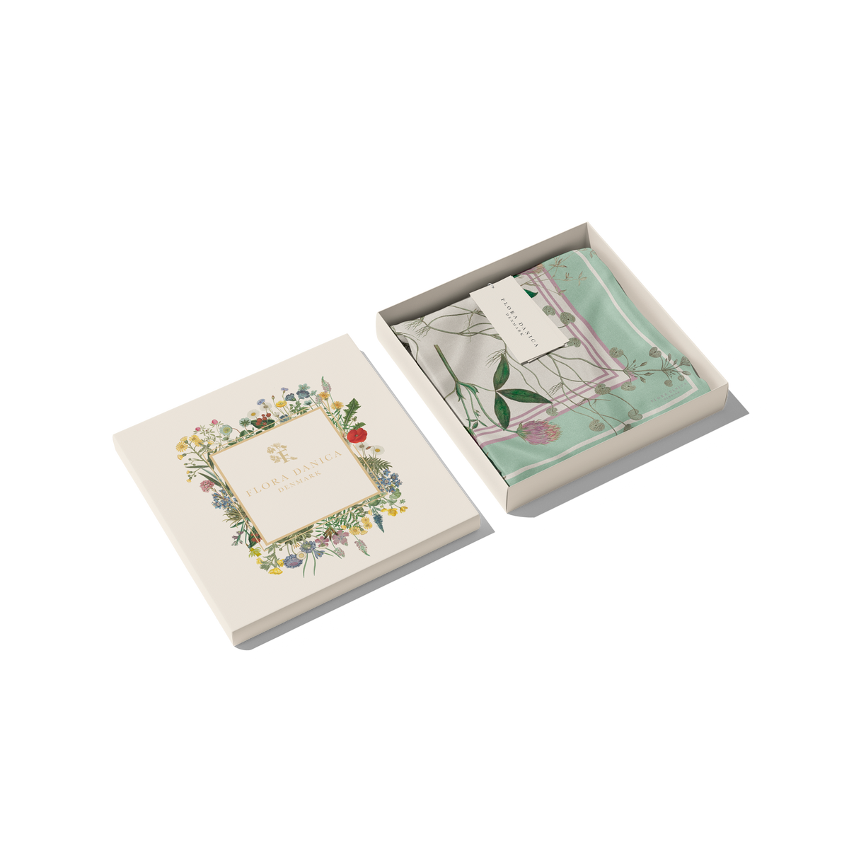 Flora Danica Denmark Celadon brise 53 Scarf Small scarf Celadon Brise