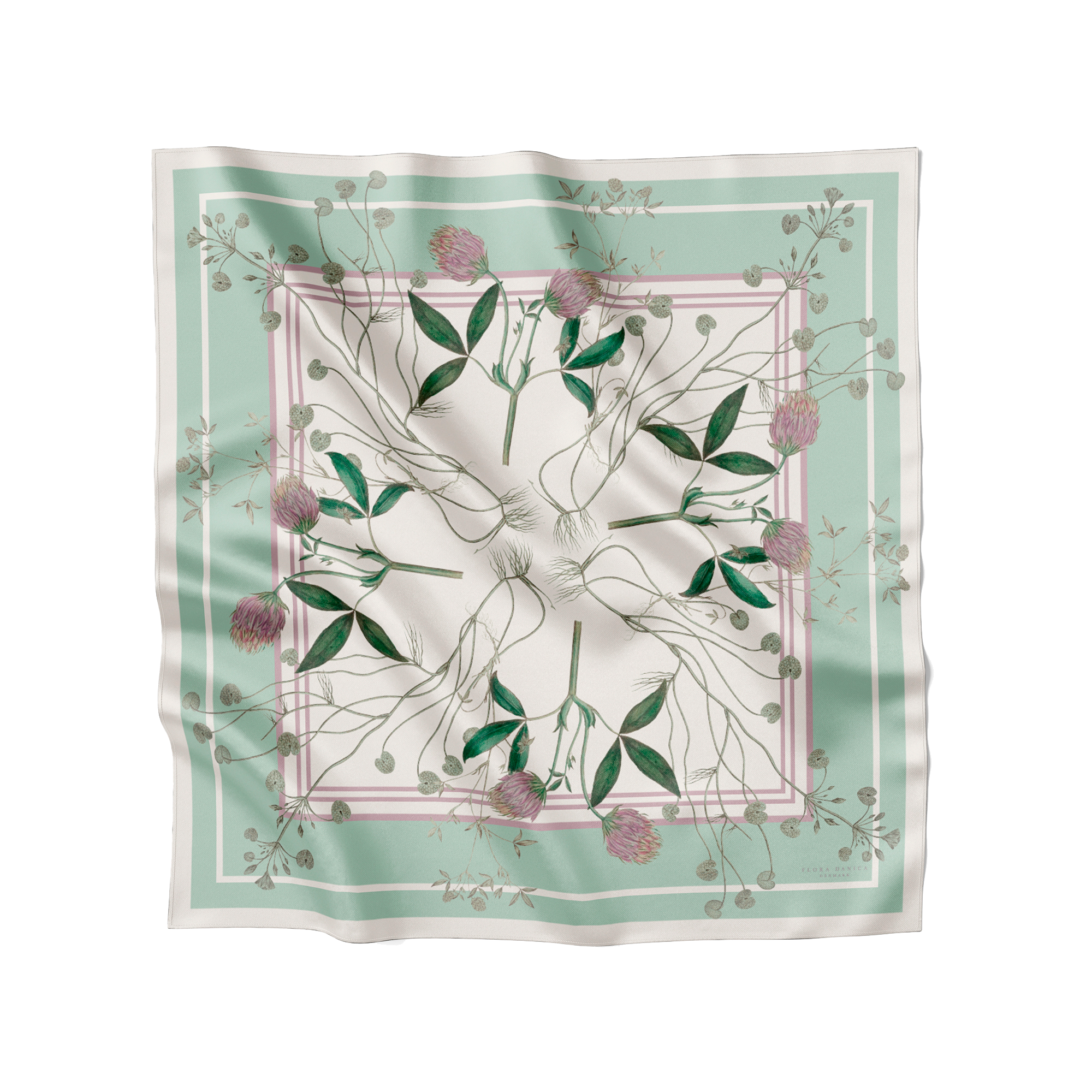 Flora Danica Denmark Celadon brise 70 Silketørklæde Medium Dobbeltsided scarf Celadon Brise