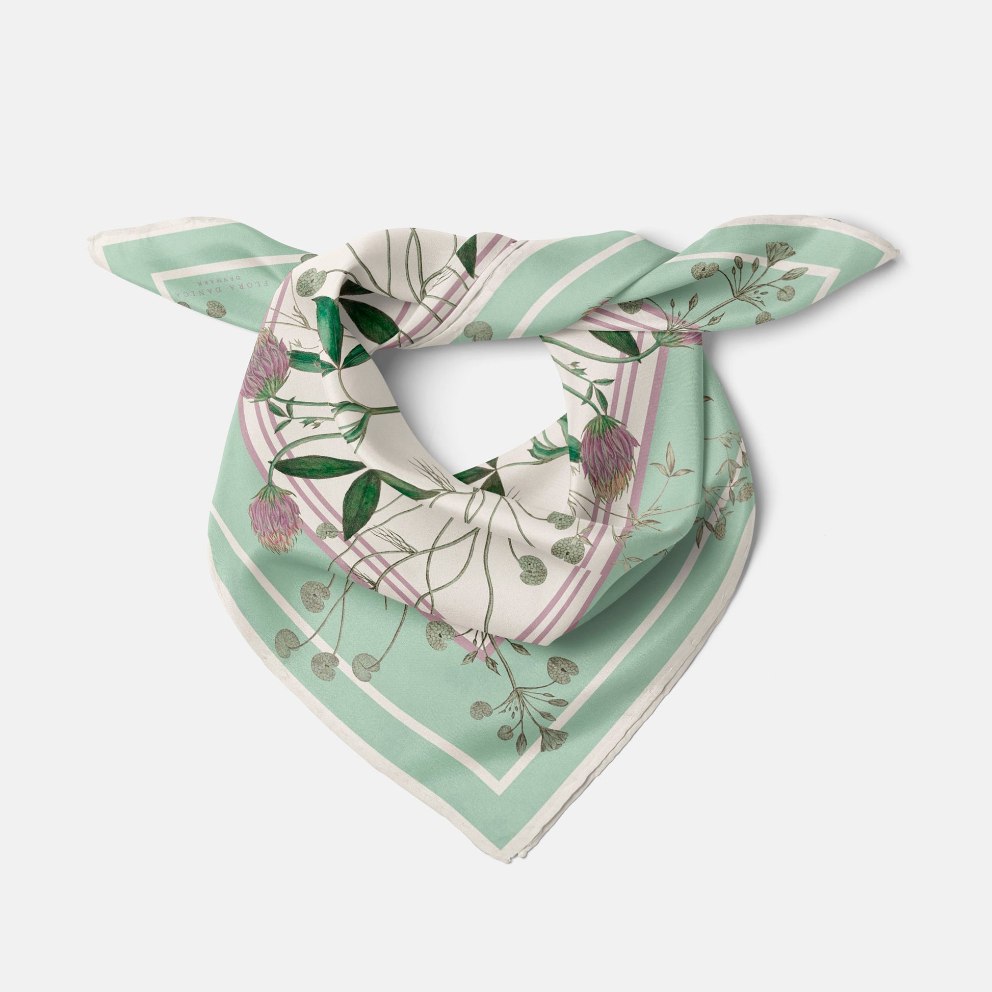 Flora Danica Denmark Celadon brise 70 Silketørklæde Medium Dobbeltsided scarf Celadon Brise