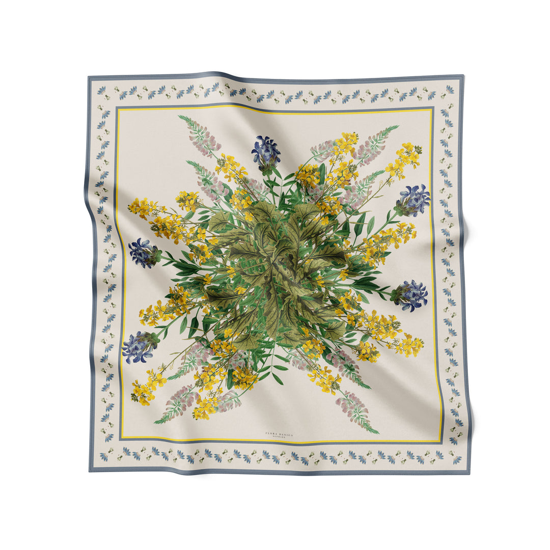 Cheerful Bouquet Silketørklæde