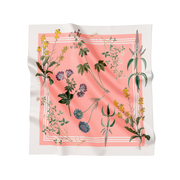 Flora Danica Denmark Coral Flora silketørklæde Large scarf Coral Flora