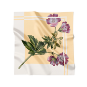 Flora Danica Denmark Flora Yellow Flower silketørklæde Large scarf Flora Yellow Flower