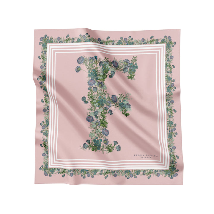 Flora Danica Denmark Flowering Pink F Small scarf Flowering Pink F