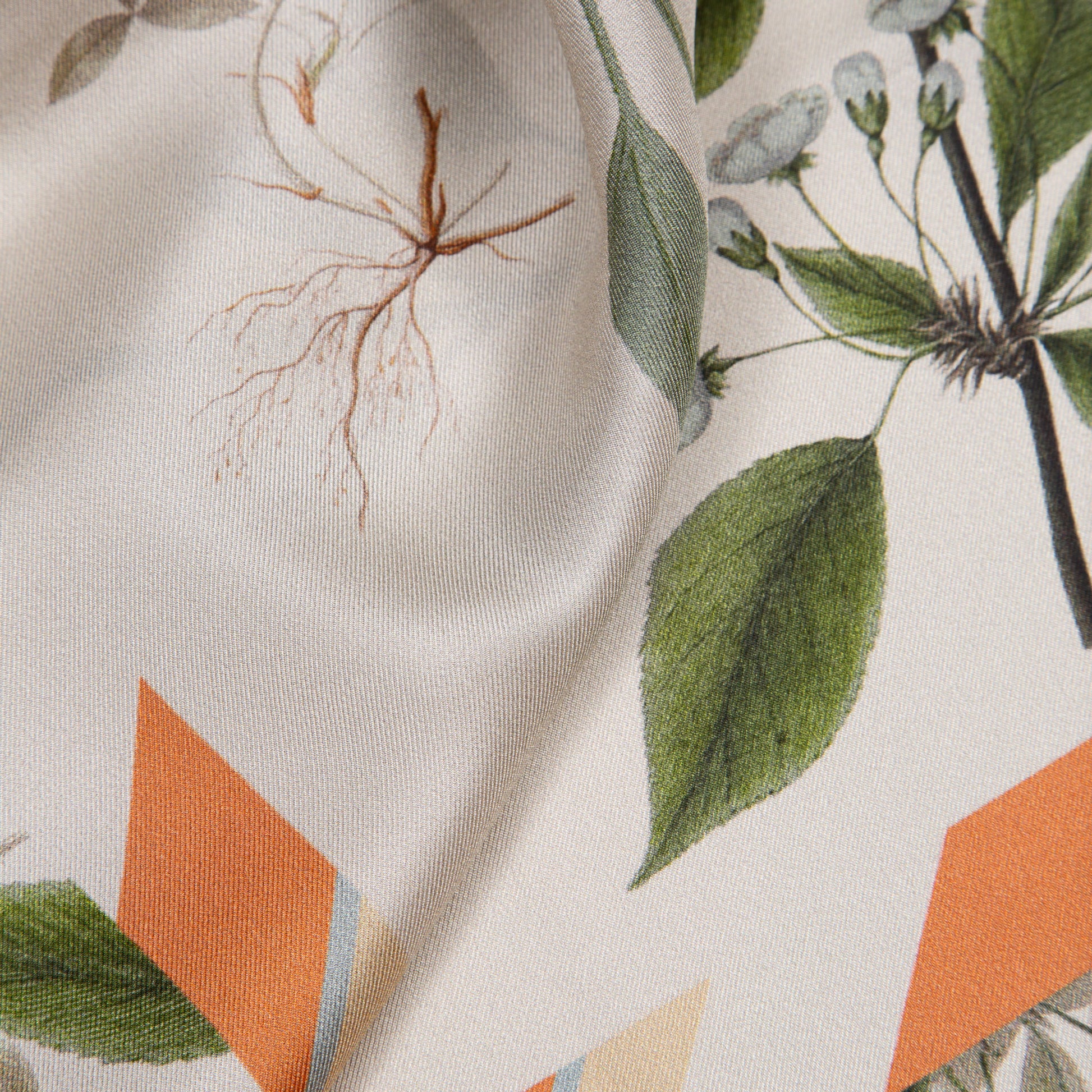 Flora Danica Denmark Flowering Summer Garden silketørklæde Large dobbeltsided scarf Flowering Summer/spring Garden