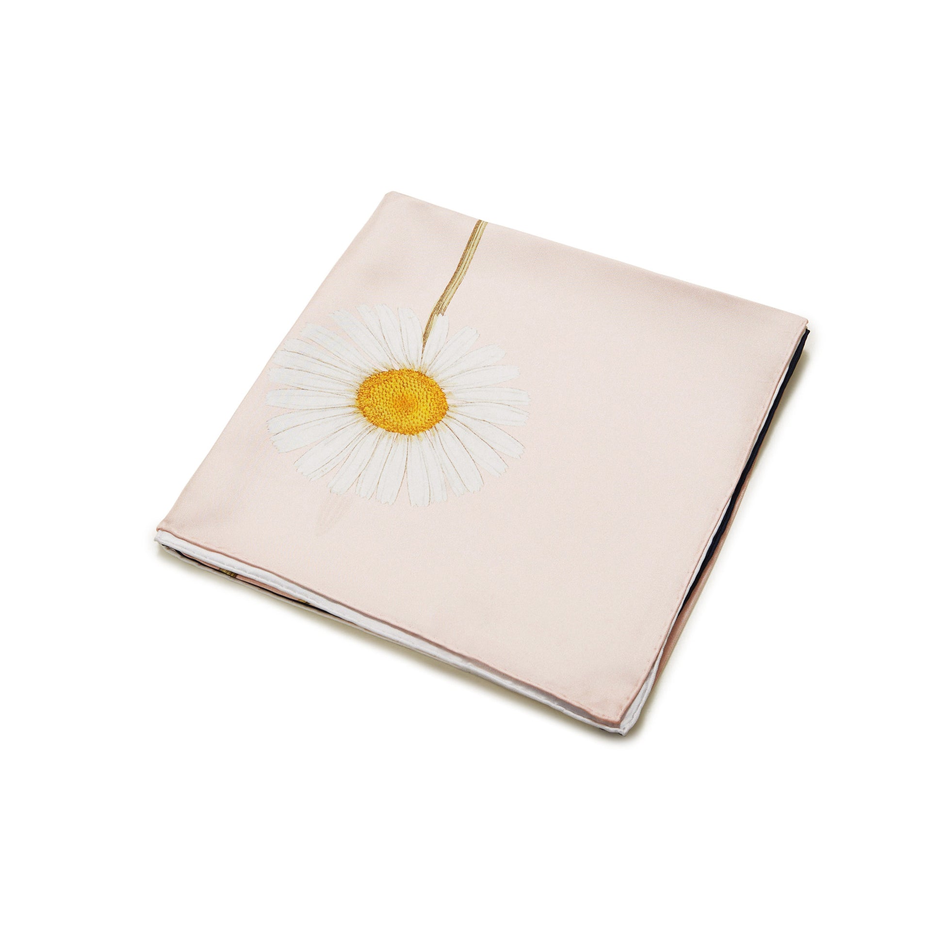 Flora Danica Denmark Four Square Daisy Double silketørklæde 90 Large dobbeltsided scarf