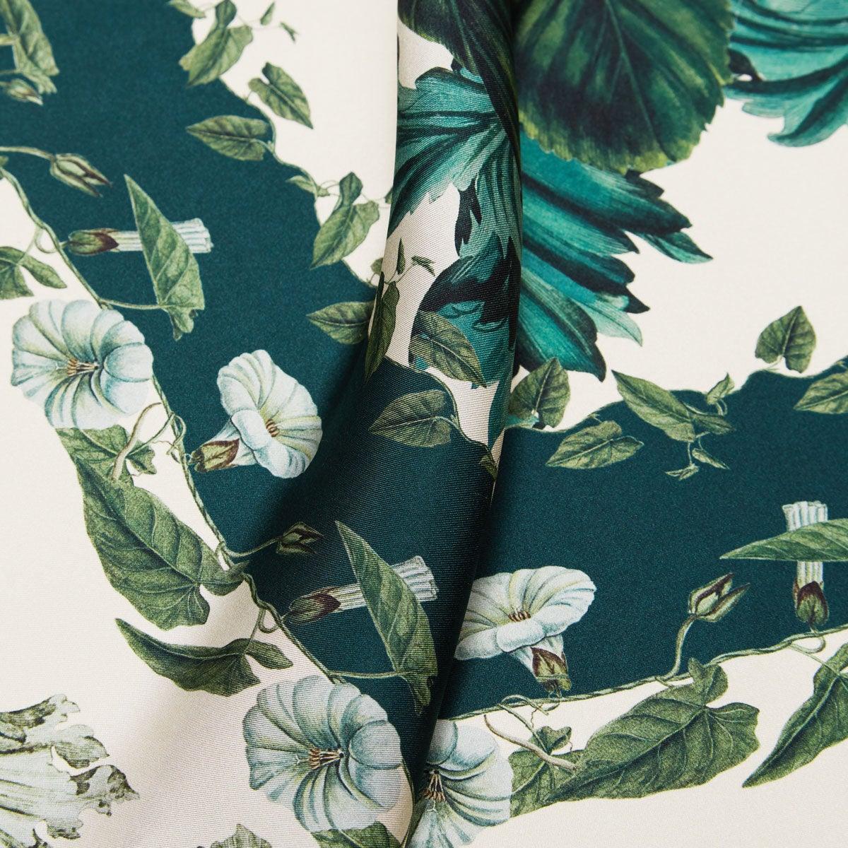 Flora Danica Denmark Green Flora Danica Garden silketørklæde Large scarf Green Flora Danica Garden