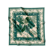 Flora Danica Denmark Green Flora Danica Garden silketørklæde Large scarf Green Flora Danica Garden