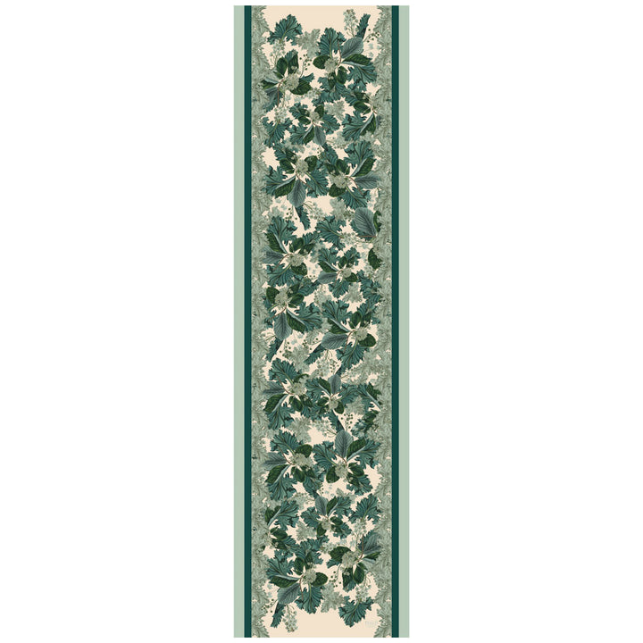 Flora Danica Denmark Green Flora Danica Long Garden scarf Large scarf Green Flora Danica Long Garden