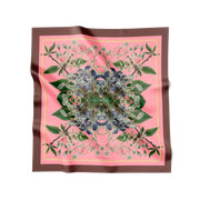 Flora Danica Denmark Pink Flower silketørklæde Small scarf Pink Flower