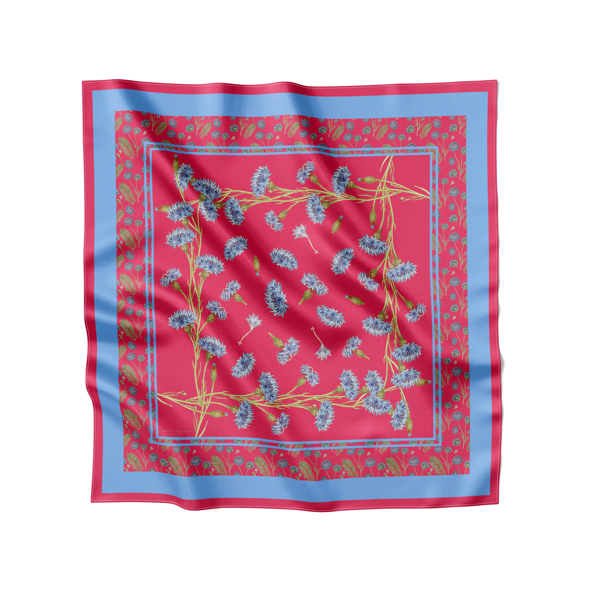 Flora Danica Denmark Scarlet Wildflower 70 scarf Medium Dobbeltsided scarf Scarlet Wildflower Red