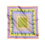 Flora Danica Denmark Sherbert Garden silketørklæde 70 Medium Dobbeltsided scarf Sherbert Garden scarf Yellow/purple
