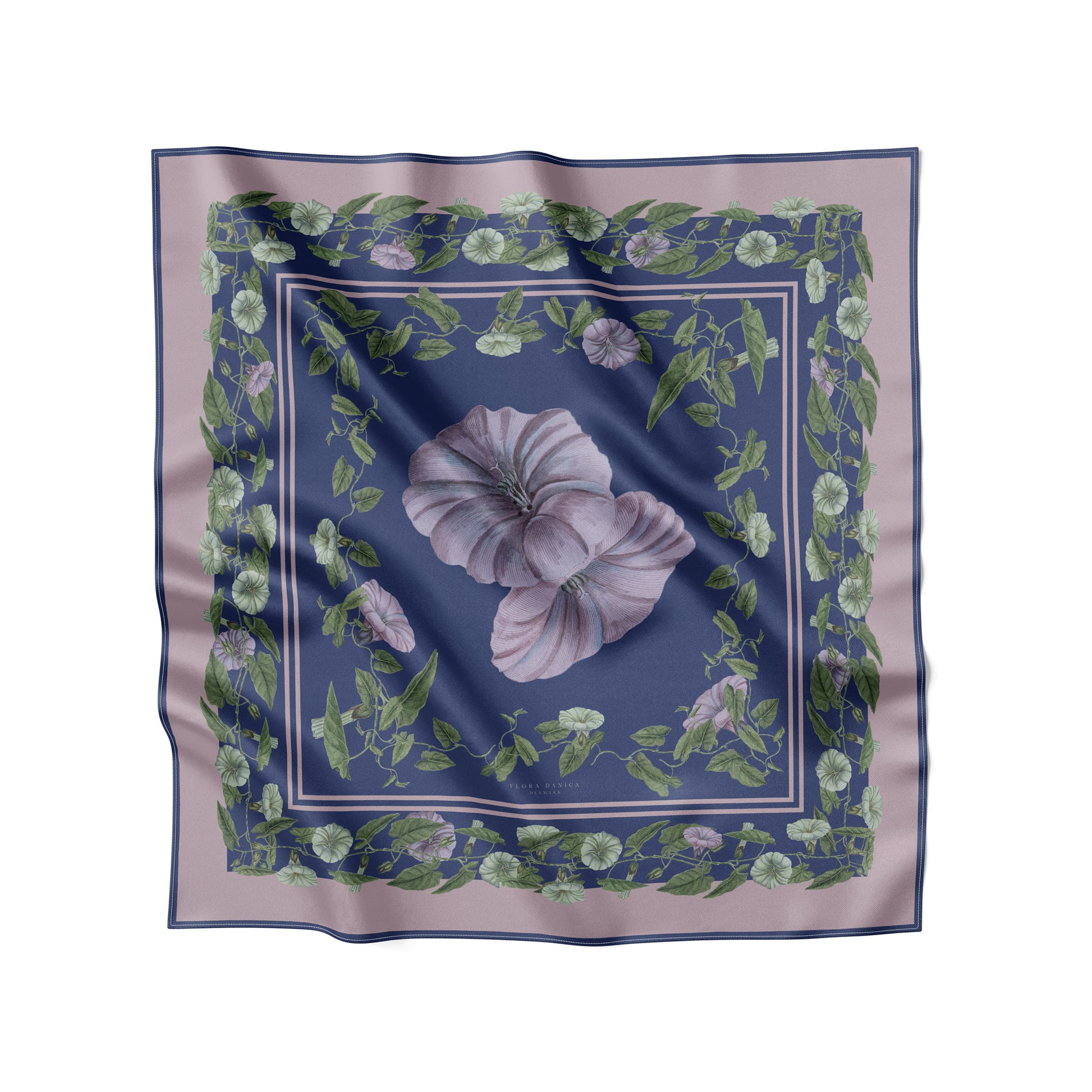 Flora Danica Denmark Violet Nightshade 70 scarf Medium Dobbeltsided scarf