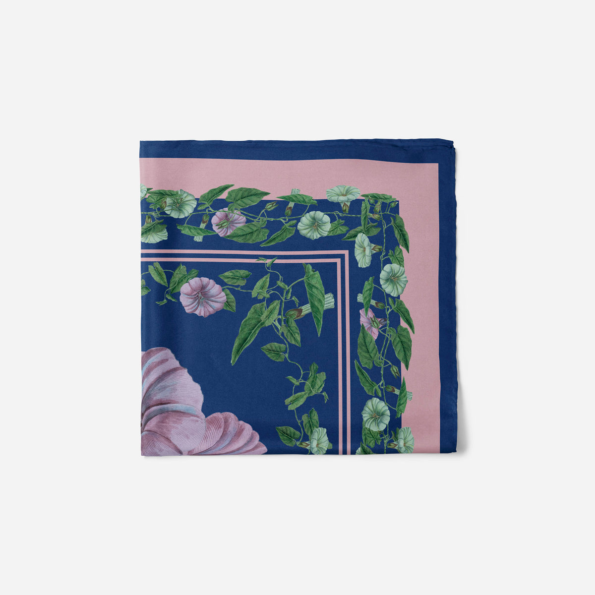 Flora Danica Denmark Voilet Nightshade 70 silketørklæde Medium Dobbeltsided scarf Violet-Nightshade purple