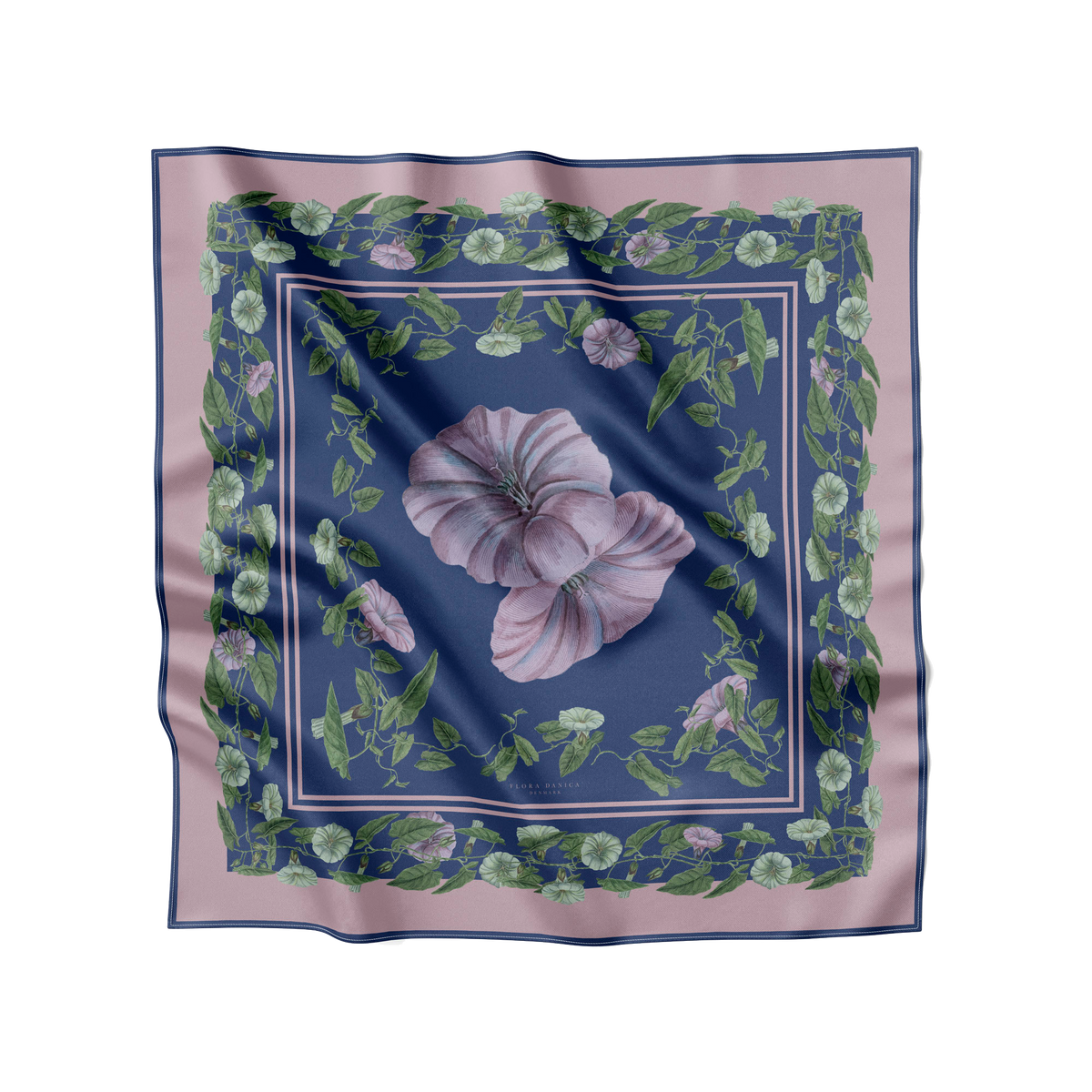 Flora Danica Denmark Voilet Nightshade 70 silketørklæde Medium Dobbeltsided scarf Violet-Nightshade purple