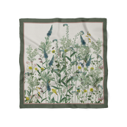 Flora Danica Denmark Wild Bloom 53 silketørklæde Small scarf Wild-Bloom Green