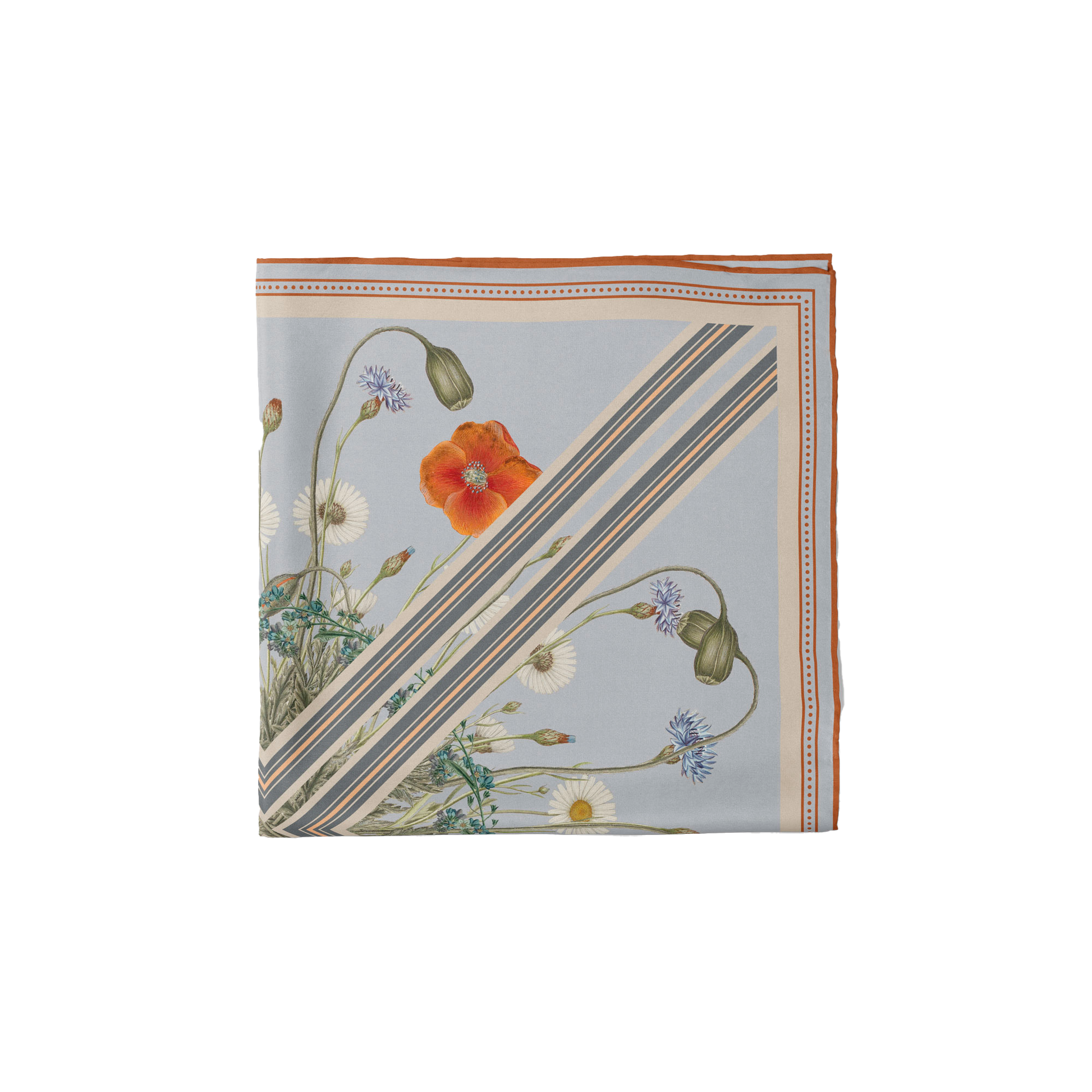 Flora Danica Denmark Wildframe 70 scarf Medium Dobbeltsided scarf Blue Mist