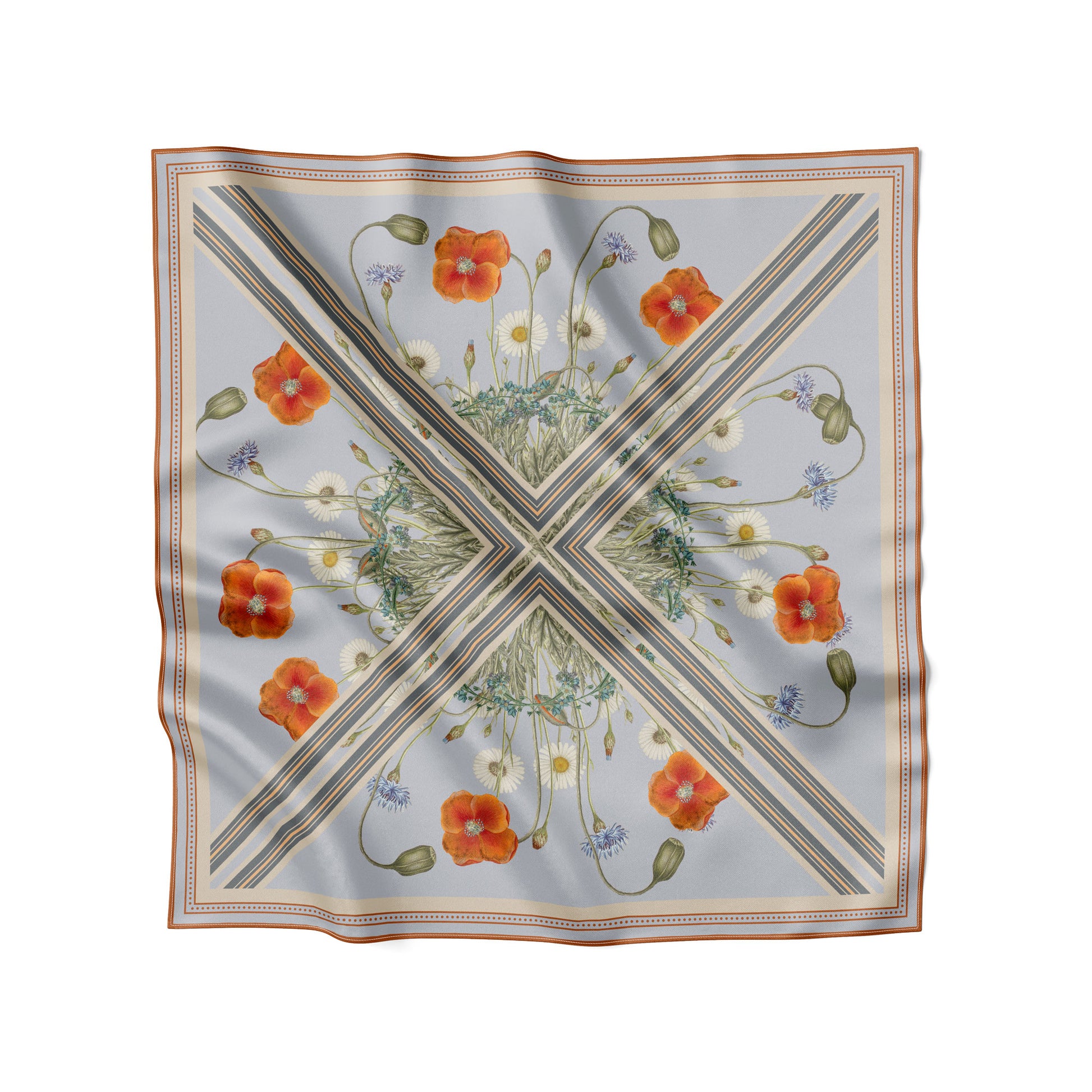 Flora Danica Denmark Wildframe 70 scarf Medium Dobbeltsided scarf Blue Mist