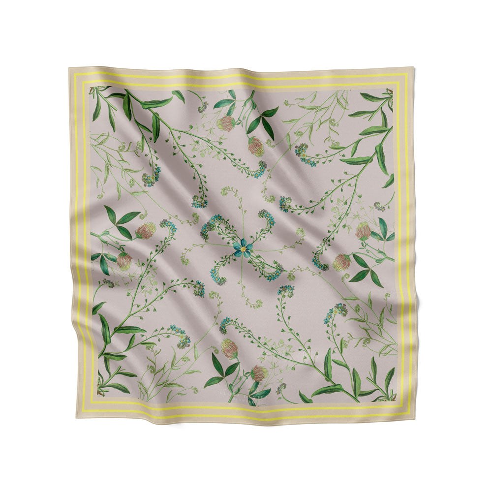 Summer Garden silk scarf