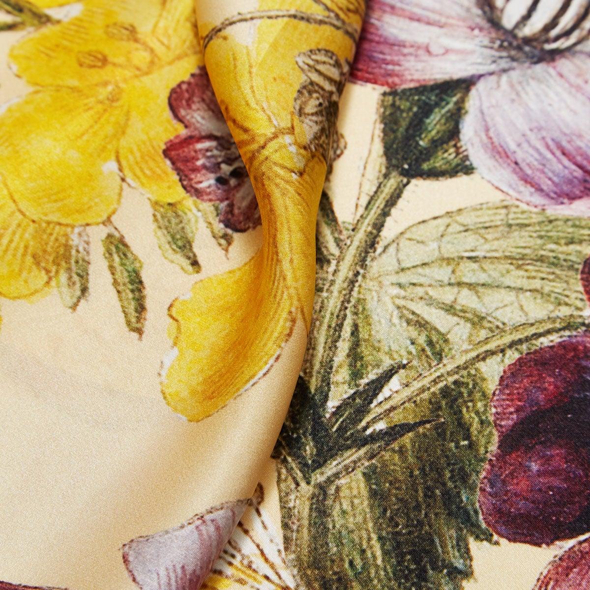 Harlequin Flower silketørklæde - FLORA DANICA DENMARK